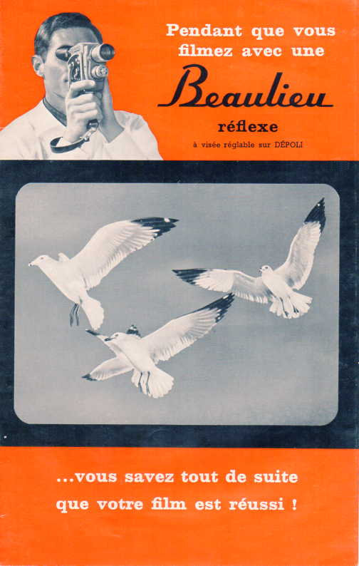 Beaulieu MCR8 TCR8 Reflex Control (publicité 1962)
