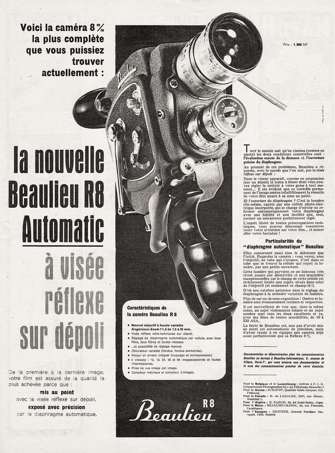 BEAULIEU MAR8 (Publicité 1961)