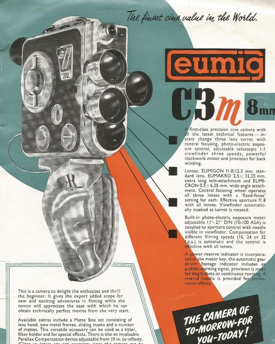 EUMIG C3m (1959-1963) - Publicité