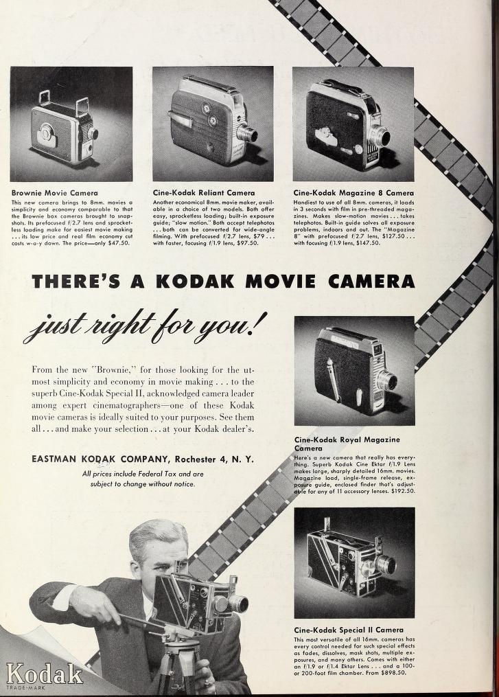 Ciné Kodak Brownie - Movie Maker Avril 1951