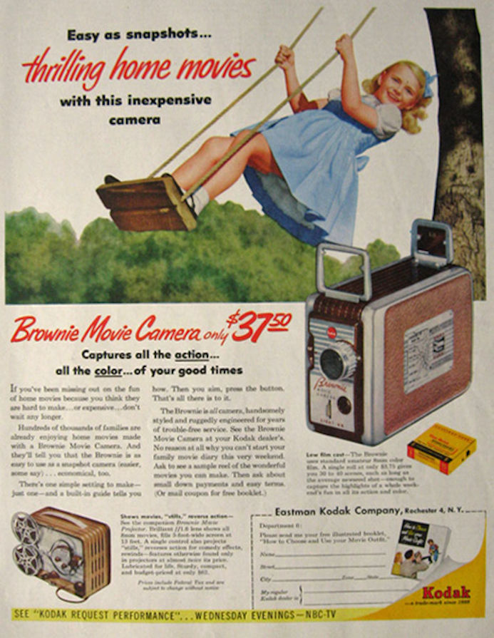 Ciné Kodak Brownie - Pub 1955