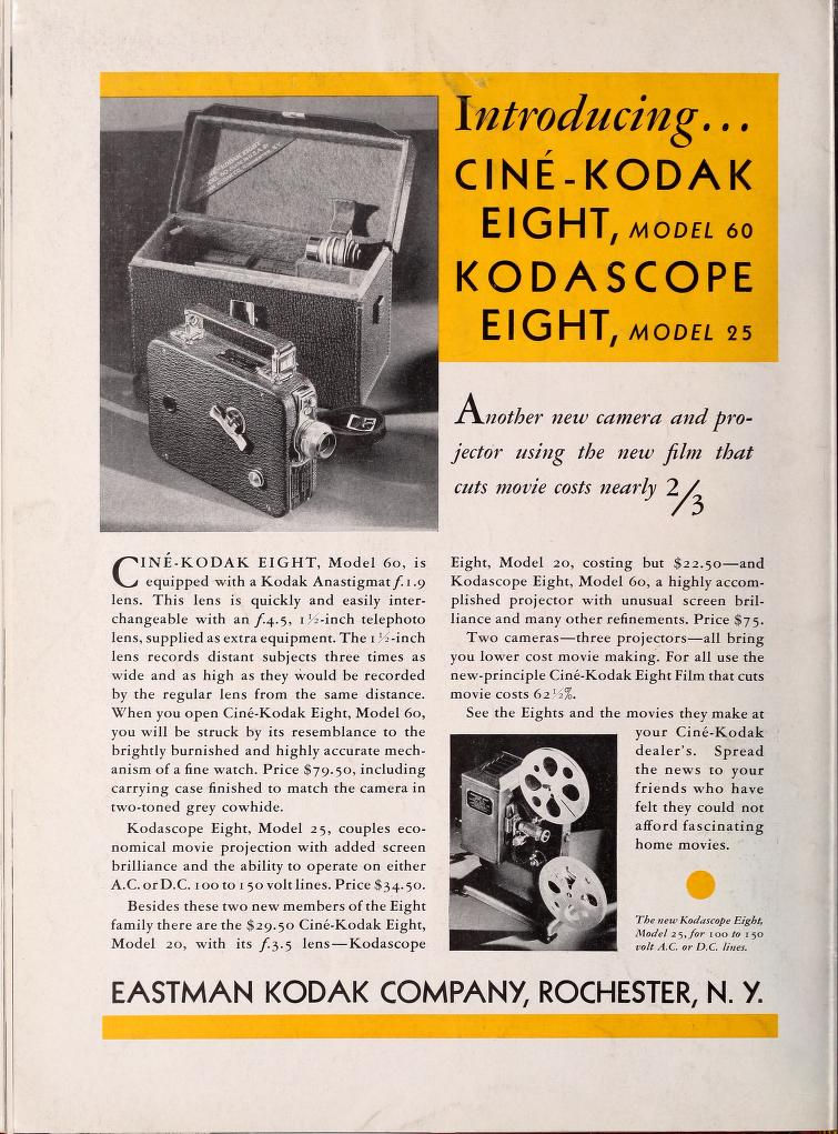 Ciné Kodak 8 - Movie Makers Nov 1932