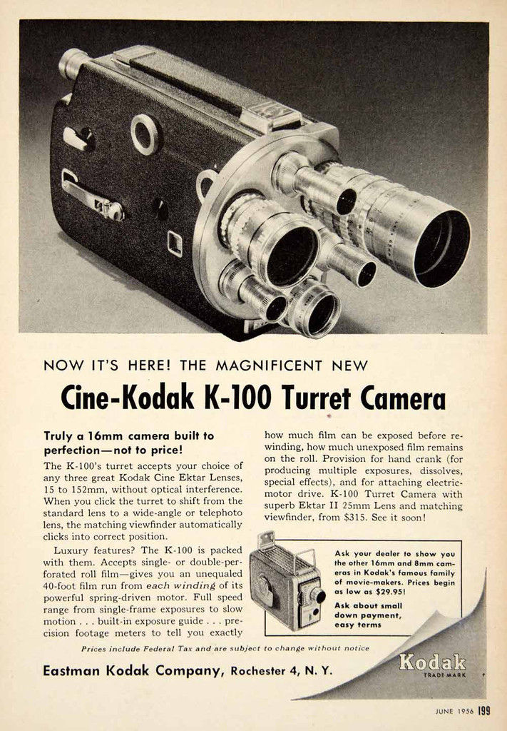 Cine Kodak K-100 Turret Ad 02