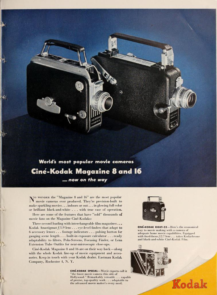 Ciné Kodak "Magazine" 16 - Movie Makers Juillet 1946