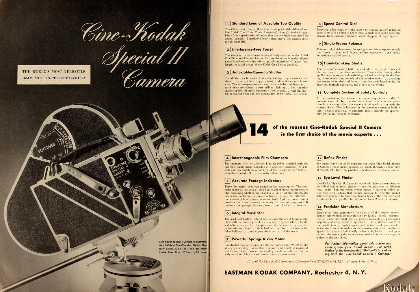Ciné Kodak "Special" - Movie Maker Nov 1949
