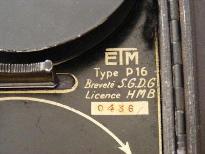 Licence ETM P16