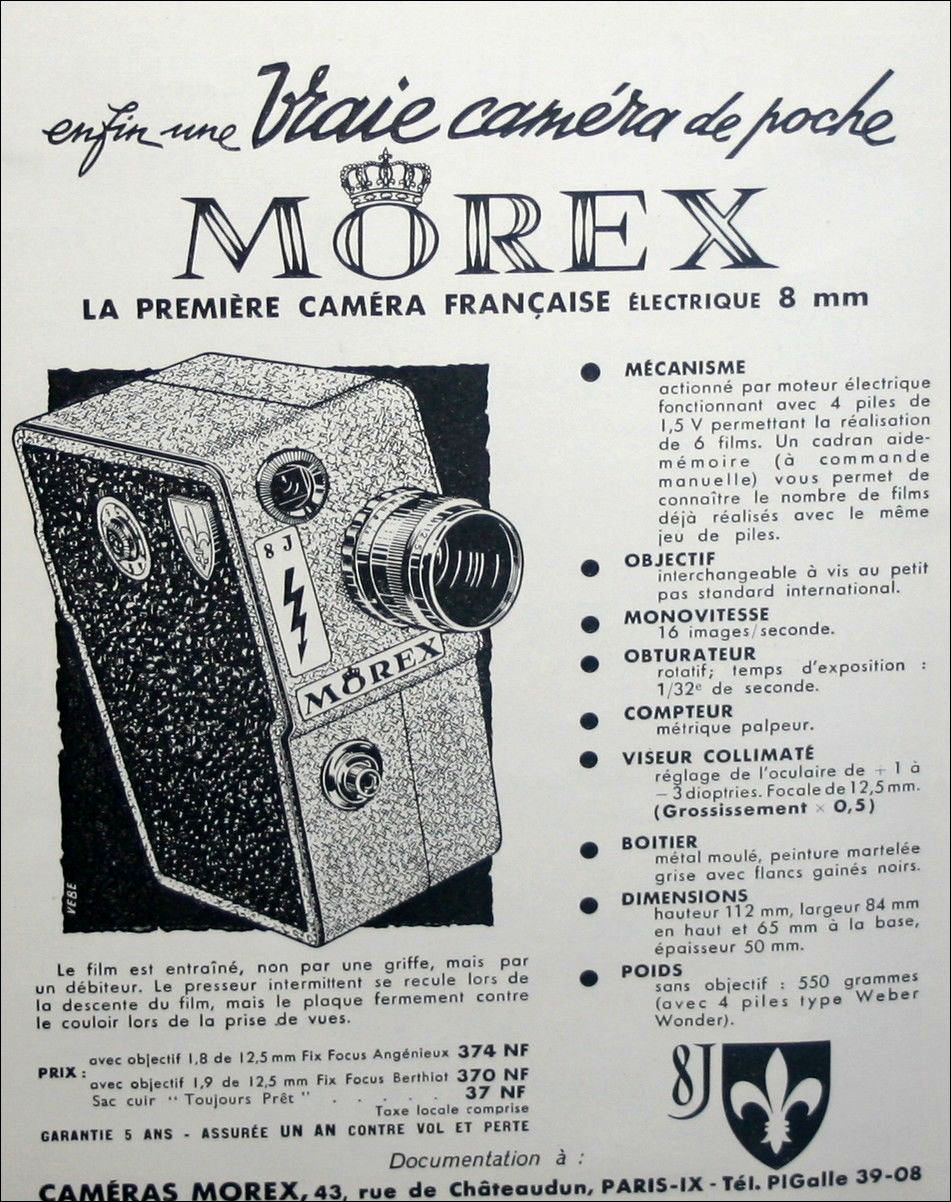 MOREX Elysée 8J - Publicité