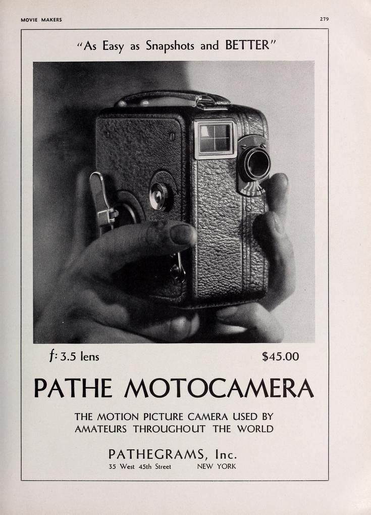 Pathé Motocamera - MOVIE MAKERS May 1931
