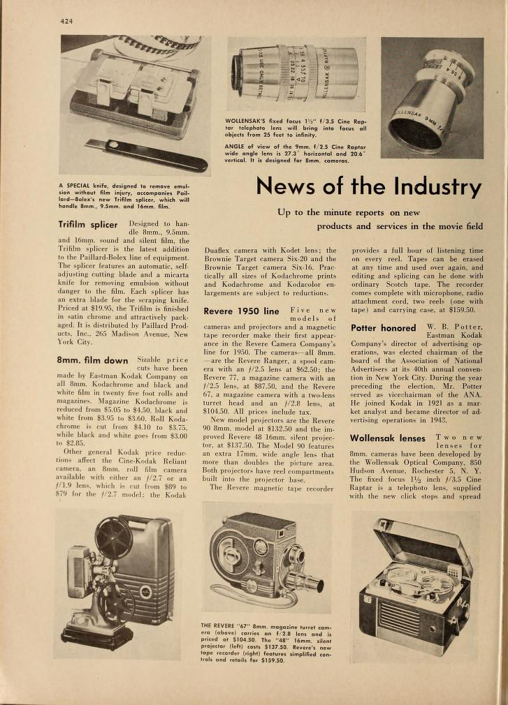 Movie Makers 1949 Dec AnnonceGame8
