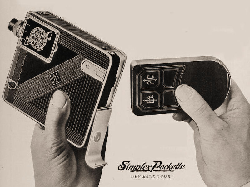 Simplex Pockette B - 16mm Magazine Movie Camera